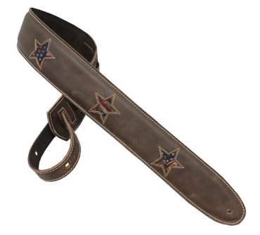 BOURBON STRAPS Bars & Stars Ledergurt