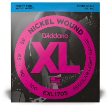 D'ADDARIO EXL170S Nickel Wound Short Scale