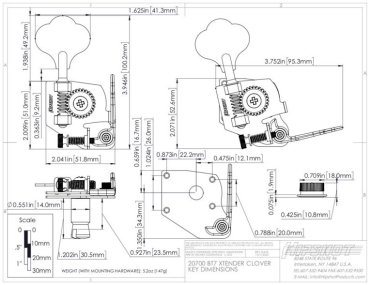 HIPSHOT BT-7 D-Tuner Chrom