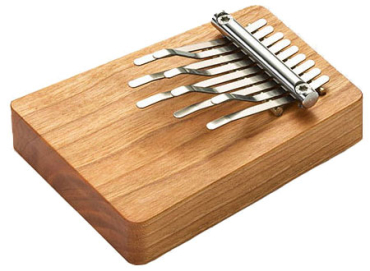 HOKEMA Kalimba B9 Vollholzblock, 9 Zungen