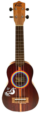 Mai Cocopelli Signature Ukulele Mahagoni Walnuss inkl. Gigbag