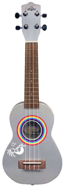 Mai Cocopelli Signature Ukulele Silver Bell inkl. Gigbag