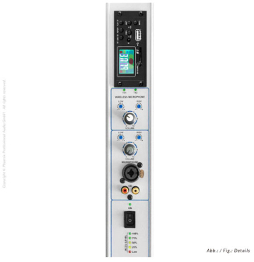 PHOENIX ZP-40 SLIM/1 X 500-MC Prozessionsanlage mit Digital-Funktechnik