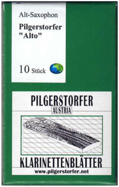 PILGERSTORFER Alt Saxophon Blatt Stärke 2, 10er Pack