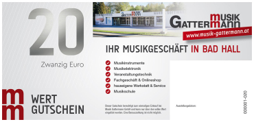 Gutschein 20 Euro (Versand per Post)