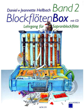 Blockflöten Box (sopr.), Band 2, Daniel / Jeannette Hellbach, inkl. 2 CD`s