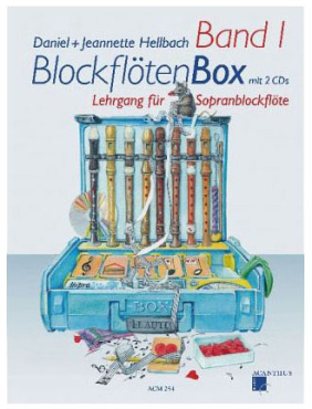 Blockflöten Box (sopr.), Band 1, Daniel / Jeannette Hellbach, inkl. 2 CD`s