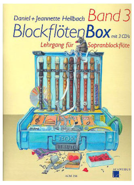 Blockflöten Box (sopr.), Band 3, Daniel / Jeannette Hellbach, inkl. 3 CD`s