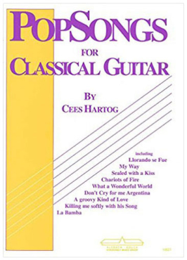 Pop Songs for Classical Guitar - Cees Hartog