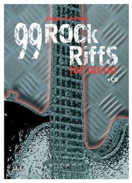 99 Rock Riffs for Guitar, Jürgen Kumlehn, inkl. CD