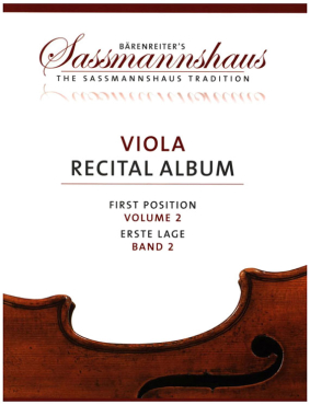 Viola recital album, Band 2, Erste Lage Bärenreiter´s Sassmannshaus