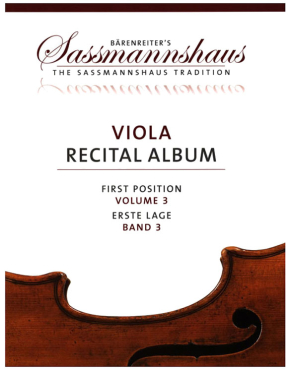 Viola recital album, Band 3, Erste Lage, Bärenreiter´s Sassmannshaus