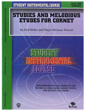 Studies and Melodious Etudes for Cornet, Level One, Herman Vincent / Fred Weber