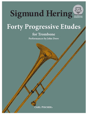 Forty Progressive Etudes for Trombone, John Drew, inkl. Online Audio Material