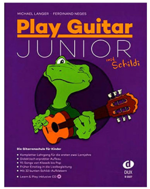 Play Guitar Junior mit Schildi, Michael Langer, Ferd. Neges, inkl. Online Audio Material