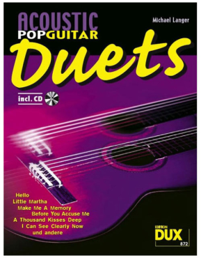 Acoustic Pop Guitar Duets, Michael Langer, inkl. CD