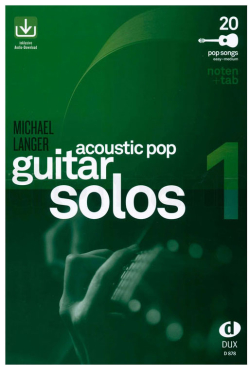 Acoustic Pop Guitar Solos 1, Michael Langer, inkl. CD