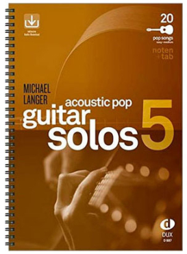 Acoustic Pop Guitar Solos 5, Michael Langer, inkl. CD