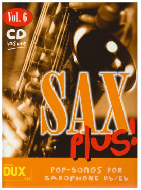 Sax plus, Band 6, inkl. CD, Pop-Songs for Saxophone