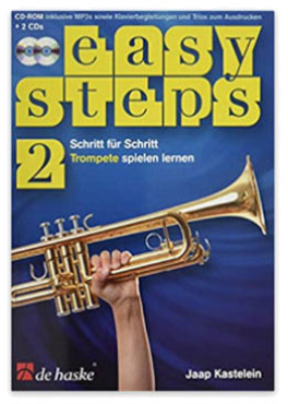 Easy steps 2, Jaap Kastelein, Trompete, inkl. online Audio Material