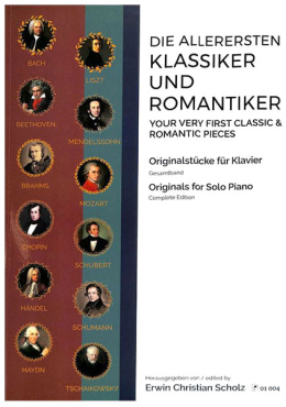 Die allerersten Klassiker und Romantiker, Erwin Christian Scholz, Klavier