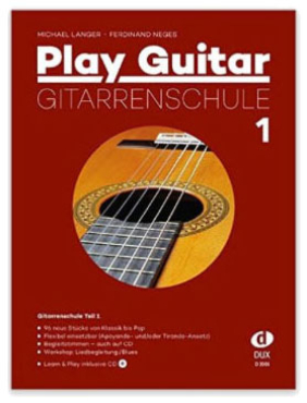 Play Guitar, Band 1, Michael Langer, inkl. Online Audio Material