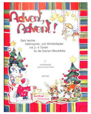 Advent, Advent, Sopranblockflöte, sehr leicht