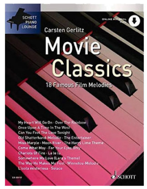 Schott Piano Lounge, Movie Classics 1, Carsten Gerlitz, inkl. Online Audio Material