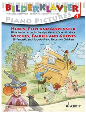 Bilderklavier, Piano Pictures, Hexen, Feen und Gespenster, Band 1, Monika Twelsiek