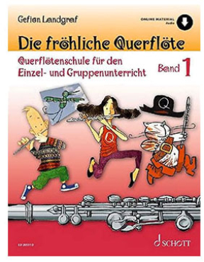 Die fröhliche Querflöte, Band 1, Gefion Landgraf, Online Audio Material