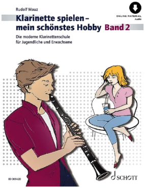 Klarinette spielen, mein schönstes Hobby, Band 2, inkl. Online Audio Material, Rudolf Mauz