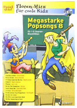 Megastarke Popsongs 8, inkl. CD