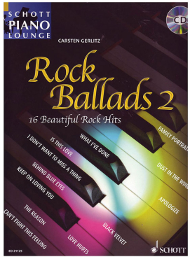 Schott Piano Lounge, Rock Ballads 2, Carsten Gerlitz, inkl. CD