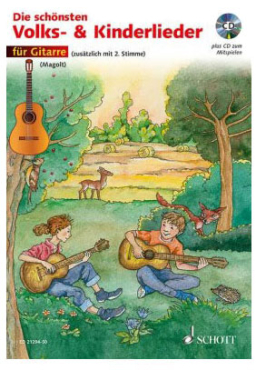 Die schönsten Volks- und Kinderlieder für Gitarre, Hans / Marianne Magolt, inkl. CD