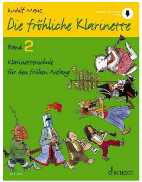 Die fröhliche Klarinette, Band 2, Rudolf Mauz, Online Audio Material