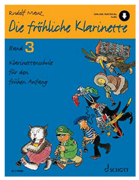 Die fröhliche Klarinette, Band 3, inkl. online Audio Material, Rudolf Mauz