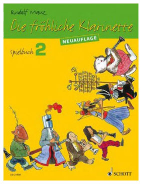 Die fröhliche Klarinette, Spielbuch, Band 2, Rudolf Mauz, Neuauflage