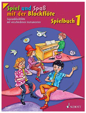 Spiel und Spaß mit der Blockflöte (sopr.), Spielbuch 1, Engel / Heyes