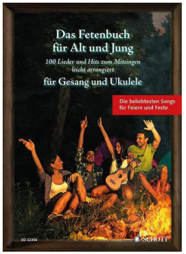 Das Fetenbuch für Alt und Jung für Gesang und Ukulele