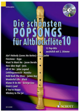 Die schönsten Popsongs für Altblockflöte 10, inkl. CD