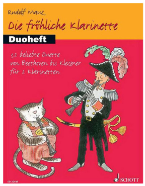 Die fröhliche Klarinette 1, Duoheft, Rudolf Mauz