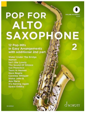 Pop for Alto Saxophone 2, inkl. Online Audio Material