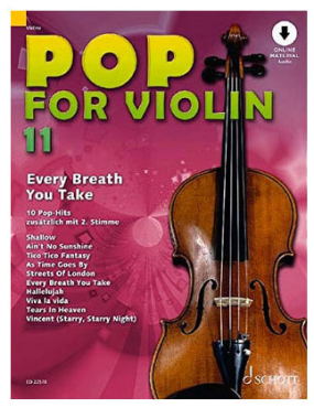 Pop for Violin 11, inkl. Online Audio Material