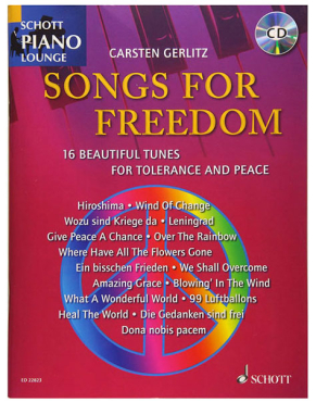 Schott Piano Lounge, Songs for Freedom, inkl. Online Audio Material