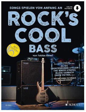 Rock´s cool Bass, Band 1, Songs spielen von Anfang an, Frank Doll, inkl. Online Audio Material