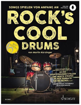 Rock´s cool Drums, Band 1, Songs spielen von Anfang an, Frank Doll, inkl. Online Audio Material