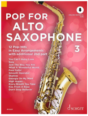 Pop for Alto Saxophone 3, inkl. Online Audio Material