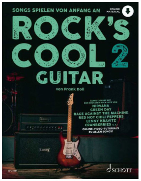 Rock´s cool Guitar, Band 2, Songs spielen von Anfang an, Frank Doll, inkl. Online Audio Material