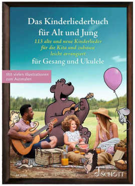 Das Kinderliederbuch für Alt und Jung für Gesang und Ukulele