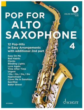 Pop for Alto Saxophone 4, inkl. Online Audio Material